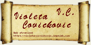 Violeta Čovičković vizit kartica